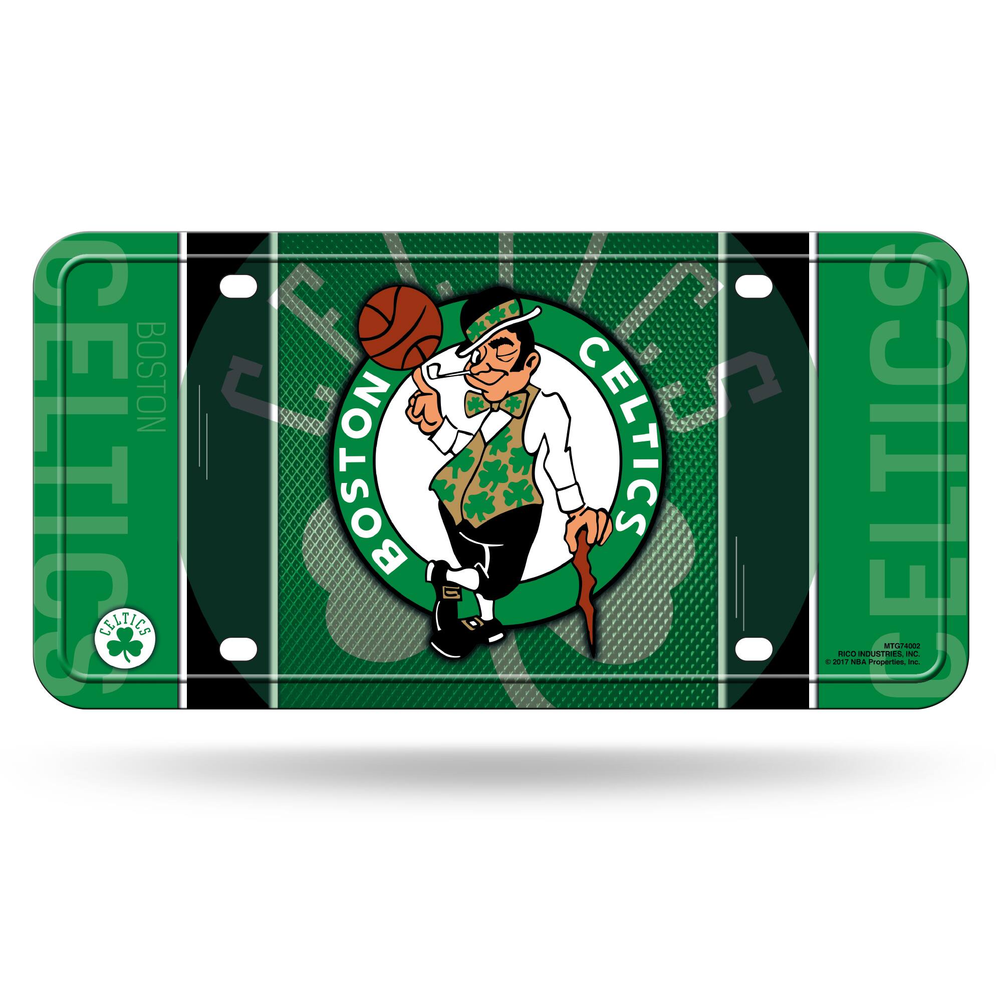 Boston Celtics Logo NBA 12x6 Metal License Plate Auto Tag