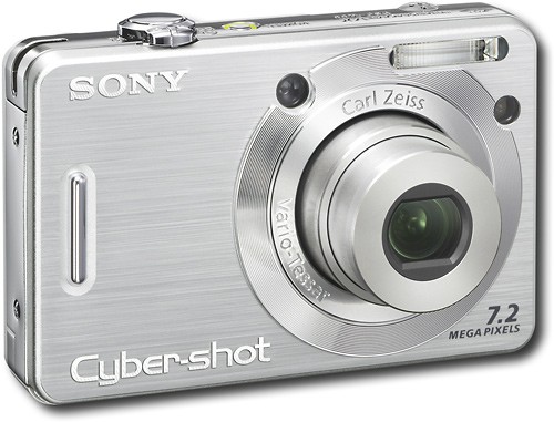 By Accurate Woman Best Buy: Sony Cyber-shot 7.2MP Digital Camera Silver DSC-W55