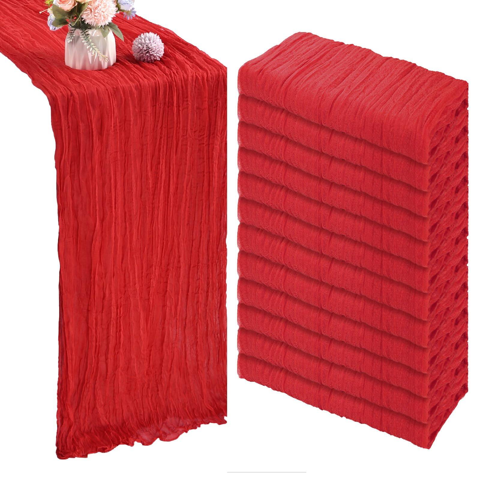 Red-12 Pcs - 10Ft