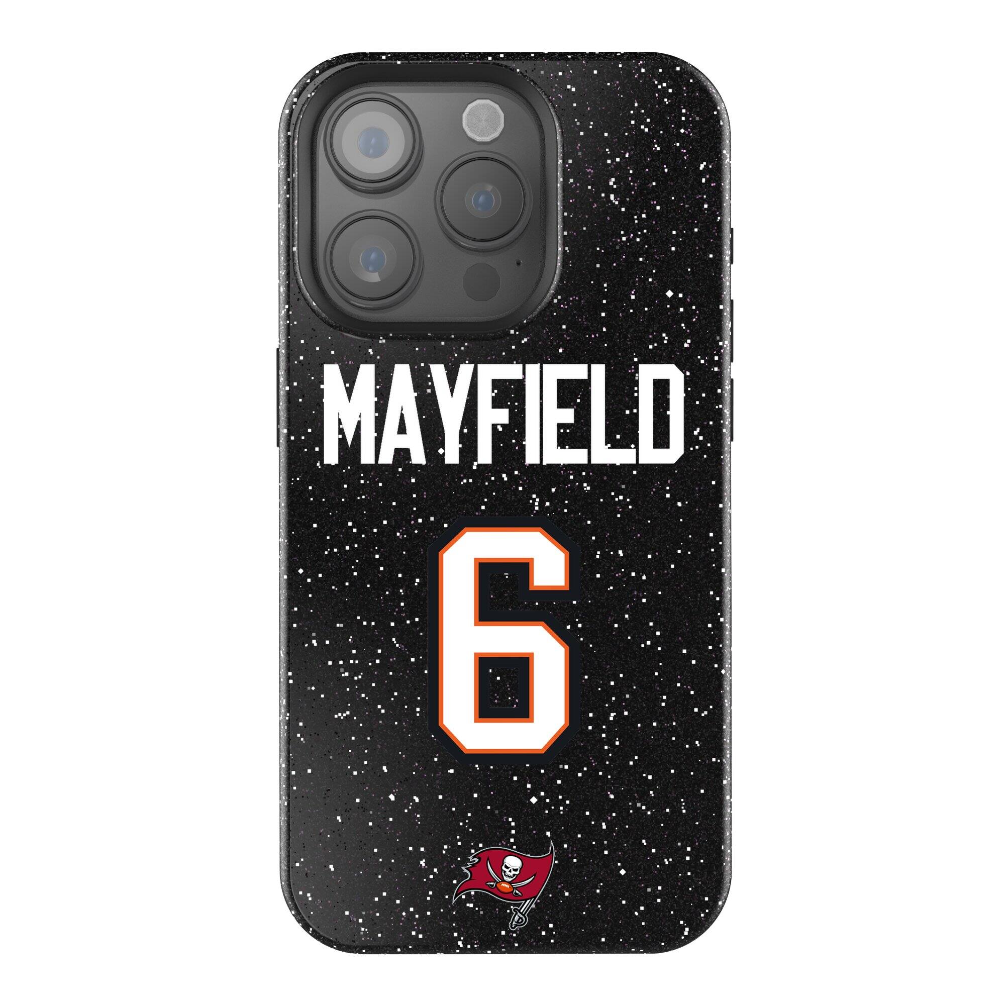 Keyscaper NFL Baker Mayfield Tampa Bay Buccaneers Bling iPhone Case 14 Pro  Max Black 202346349 - Best Buy