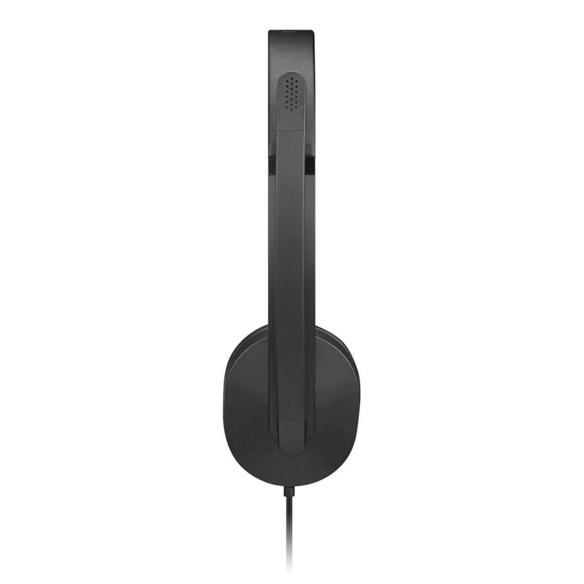 Alt View 5. Lenovo - Lenovo USB-A Wired Closed-Back On-Ear Stereo Headset Gen 2 - Black.