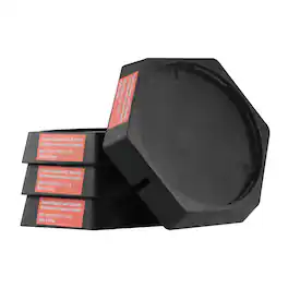 VEVOR - RV Leveling Pads, 9 Inch Round Landing Feet,Permanent Attached Jack Stabilizers, Rubber Jack Pads, 5000 lbs Capacity per - Black