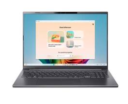 Acer - Refurbished Excellent - Title: Aspire 16 AI 16" Touchscreen Laptop WUXGA Snapdragon X X1-26-100 16GB 512GB SSD Adreno A16-11MT-X8A9