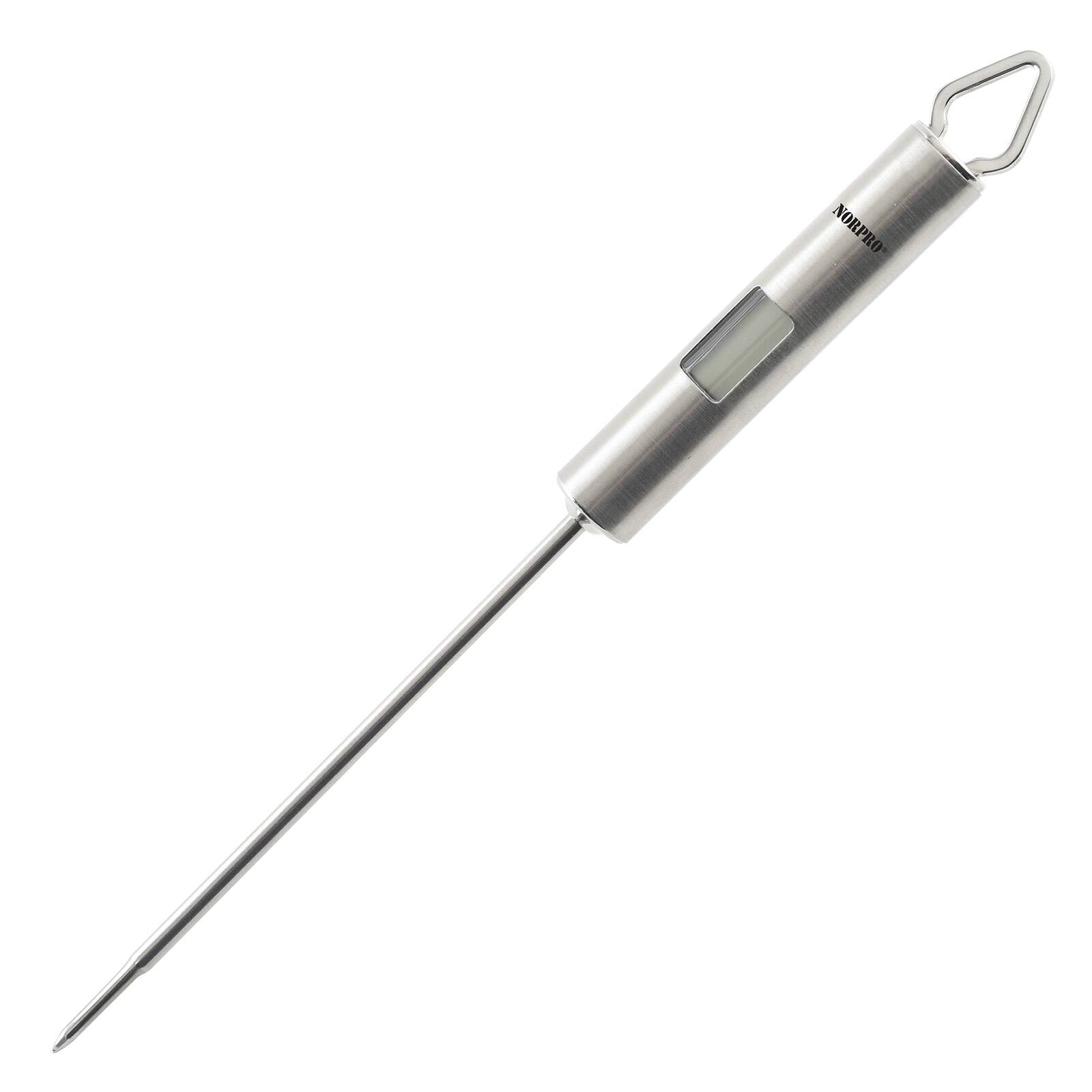 Alt View 4. Norpro - Digital Instant Read Thermometer - Silver.