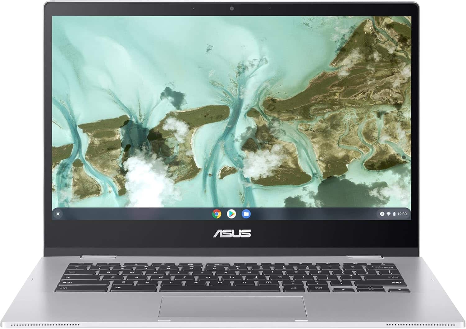ASUS Chromebook 14インチ シルバー ASUS Lightweight Laptop Chromebook C424, 14.0