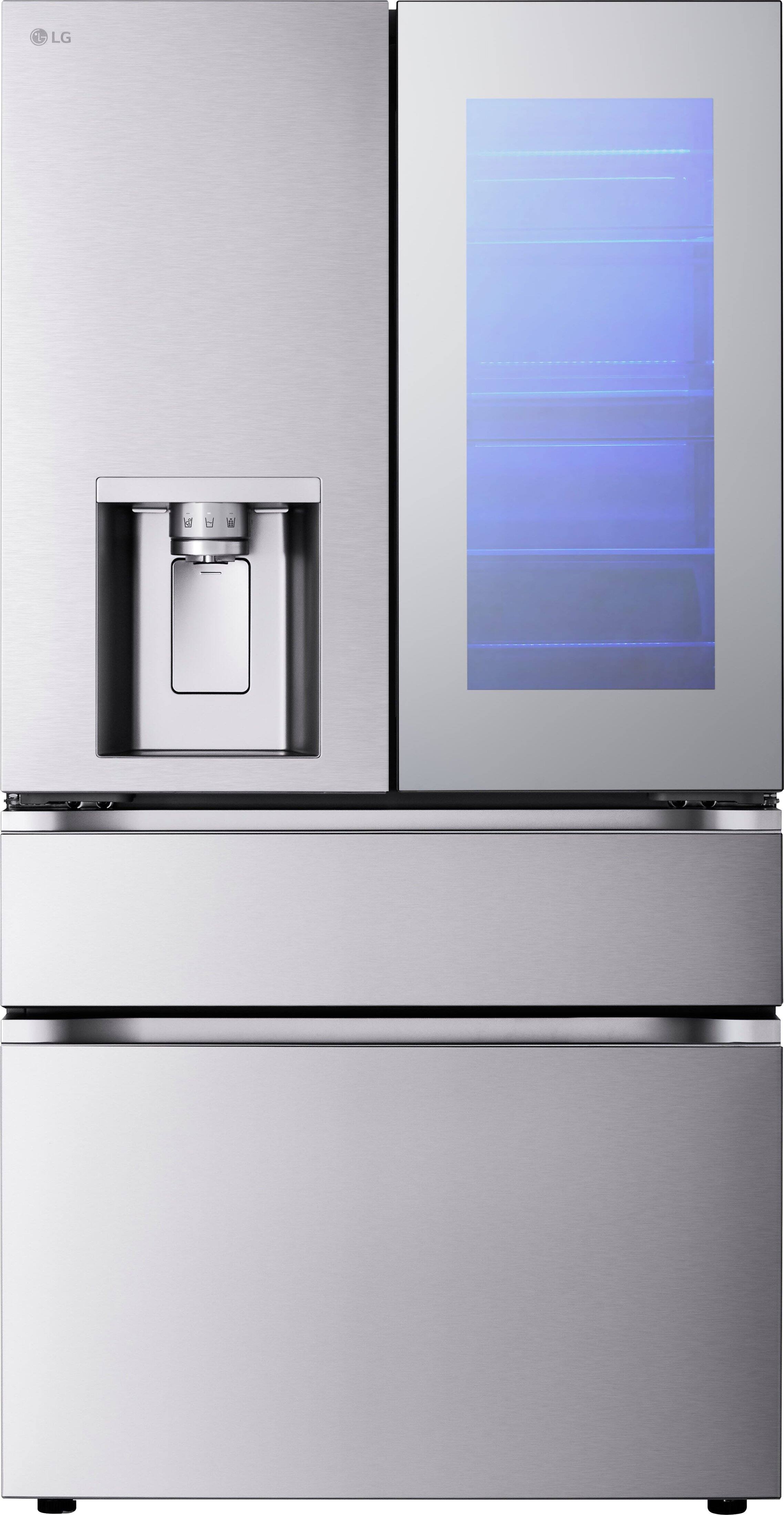 Alt View 15. LG - Standard-Depth MAX 28.6 Cu. Ft. French Door-in-Door Smart Refrigerator with Mini Craft Ice - PrintProof Stainless Steel.