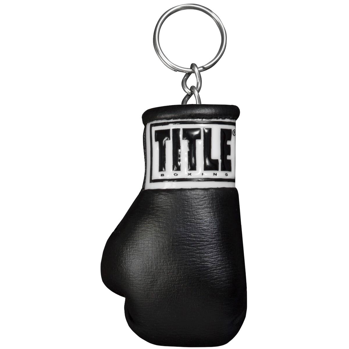 TITLE Boxing - Authentic Detailed Mini Lace Up Glove Key Ring - Black