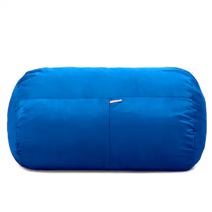 Front. Jaxx - Jaxx Sofa Saxx 4-foot Bean Bag Lounger, Blueberry - Blue.