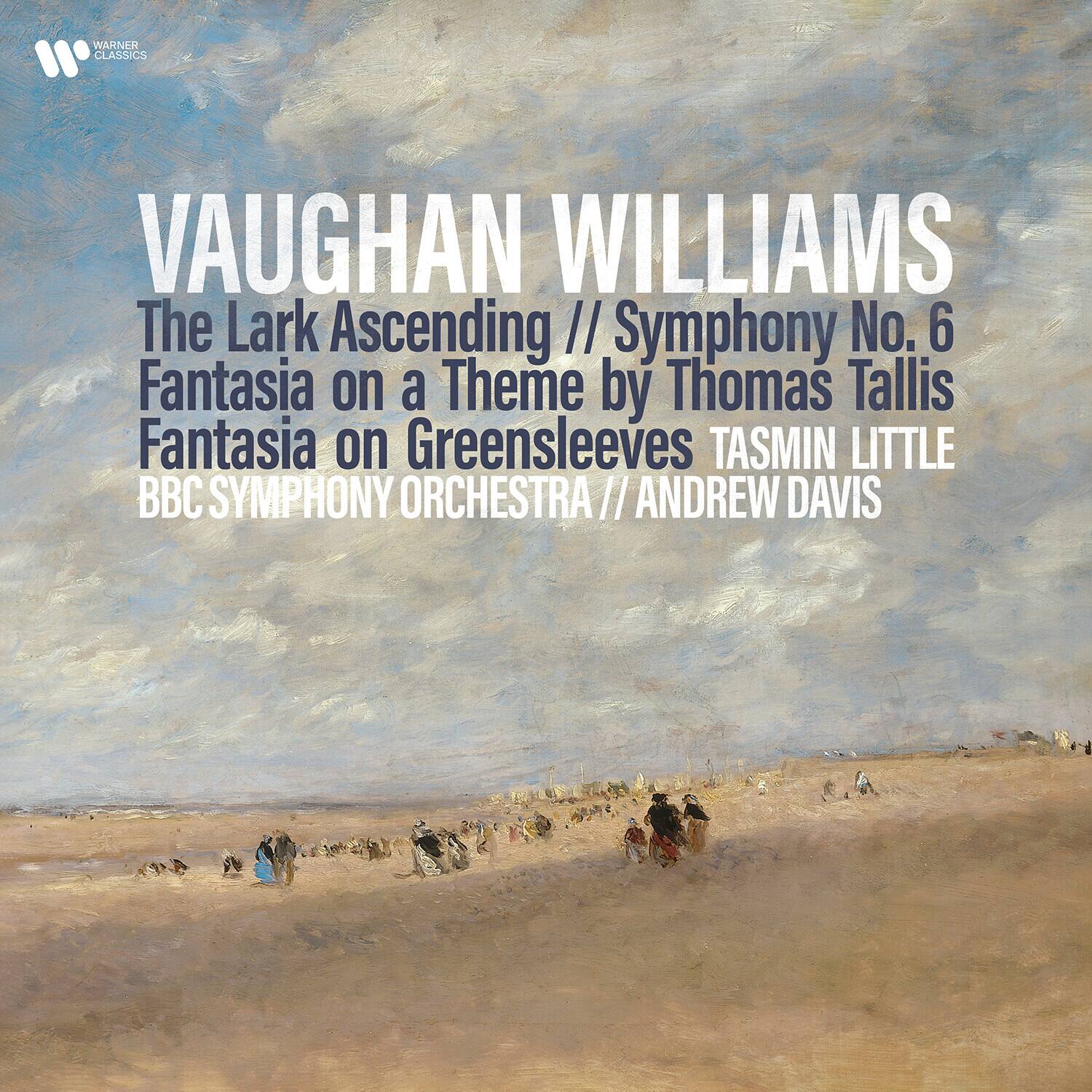 WARNER CLASSICS

VAUGHAN WILLIAMS  
The Lark Ascending // Symphony No. 6  
Fantasia on a Theme by Thomas Tallis  
Fantasia on Greensleeves  
TASMIN LITTLE  
BBC SYMPHONY ORCHESTRA / ANDREW DAVIS