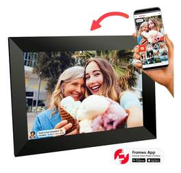 Sylvania - Refurbished Excellent - 10" IPS LCD Wi-Fi Touchscreen Digital Photo Frame with Frameo App