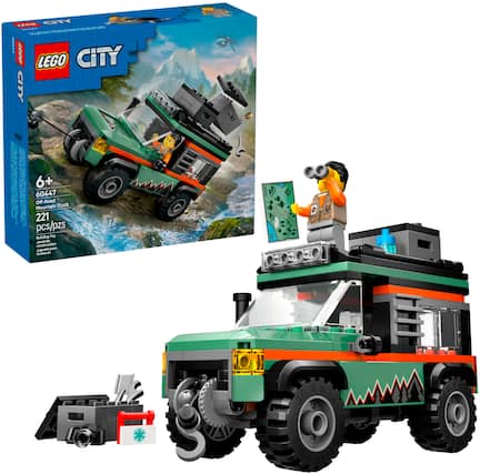 LEGO CITY 6+ 60447 Off-Road Truck Mountain 221 pcs/pzs Building Playset - Constructio snion Aguete D Conetrul