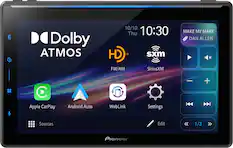 Dolby ATMOS
10/10 Thu 10:30
HD
sXM
MAKE MY MARK
DAN ALLEN
Apple CarPlay
Android Auto
WebLink
Settings
Sources
Edit
<< 1/3 >>
Pioneer