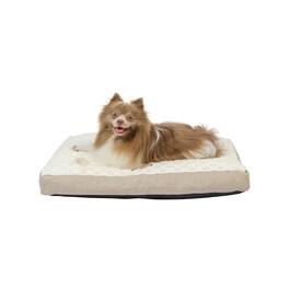 Armarkat - Medium With Handle Dog Crate Mat With Poly Fill Cushion and Removable Cover - Beige