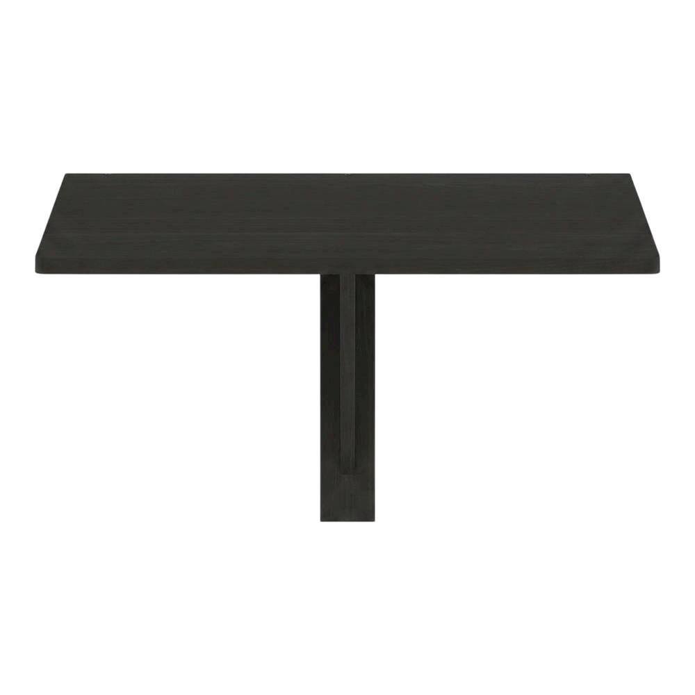Back. FurniFact - FurniFact Wall Mounting Folding Table, Folding Design, Wall Mounted - Brown - Brown.