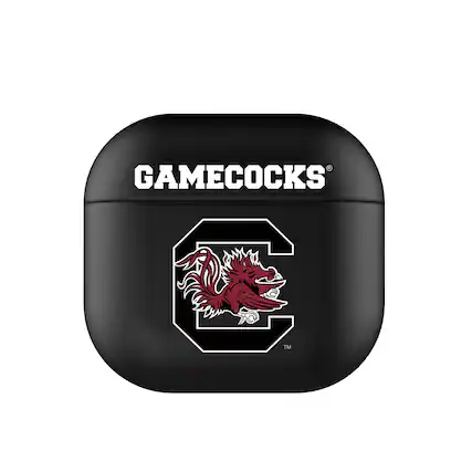 Front. Keyscaper - South Carolina Gamecocks South Carolina Gamecocks Insignia AirPods 4th Generation Case Cover - No Size - Black.