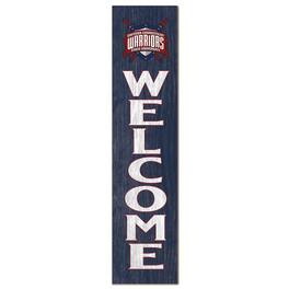 Jardine - Eastern Connecticut State Warriors 12" x 48" Welcome Outdoor Leaner - Navy