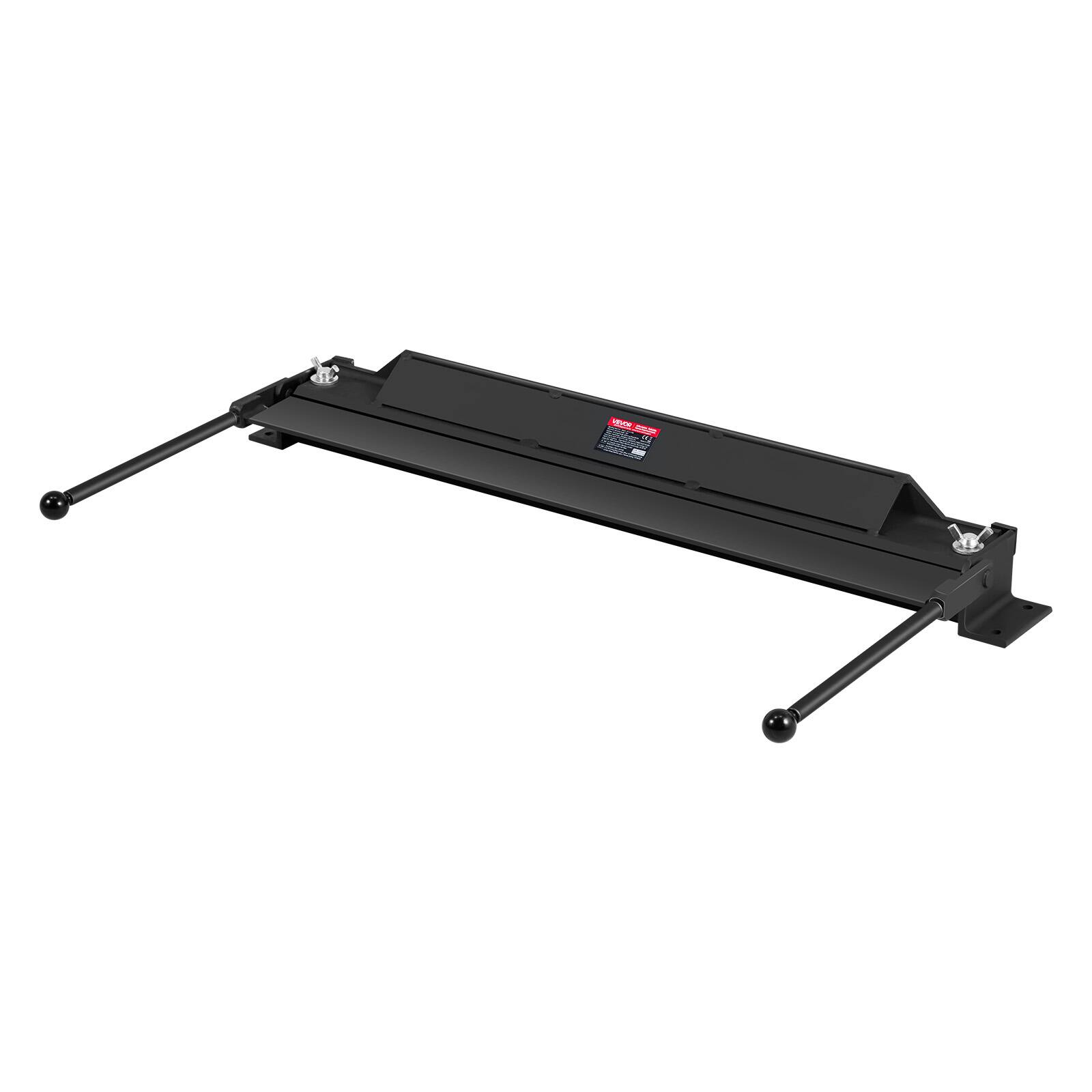 Front. VEVOR - Box and Pan Brake, 30 in Sheet Metal Bending Brake, 18-Gauge Capacity, 0-135 Degree Adjustable, Metal Bender Machine - Black.