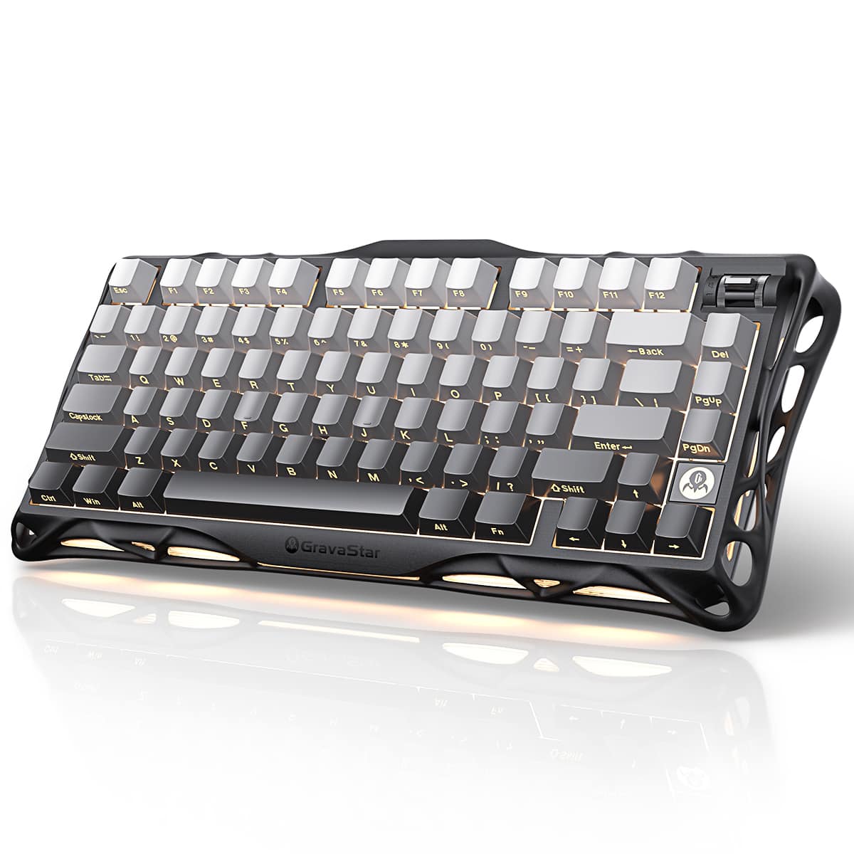 GravaStar - Mercury K1 75% Wireless Mechanical Gaming Keyboard - Gradient Black