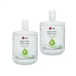 LG - LT500P - 6 Month/500Gal Capacity Replacement Ref Water Filter (White, 2-Pack)