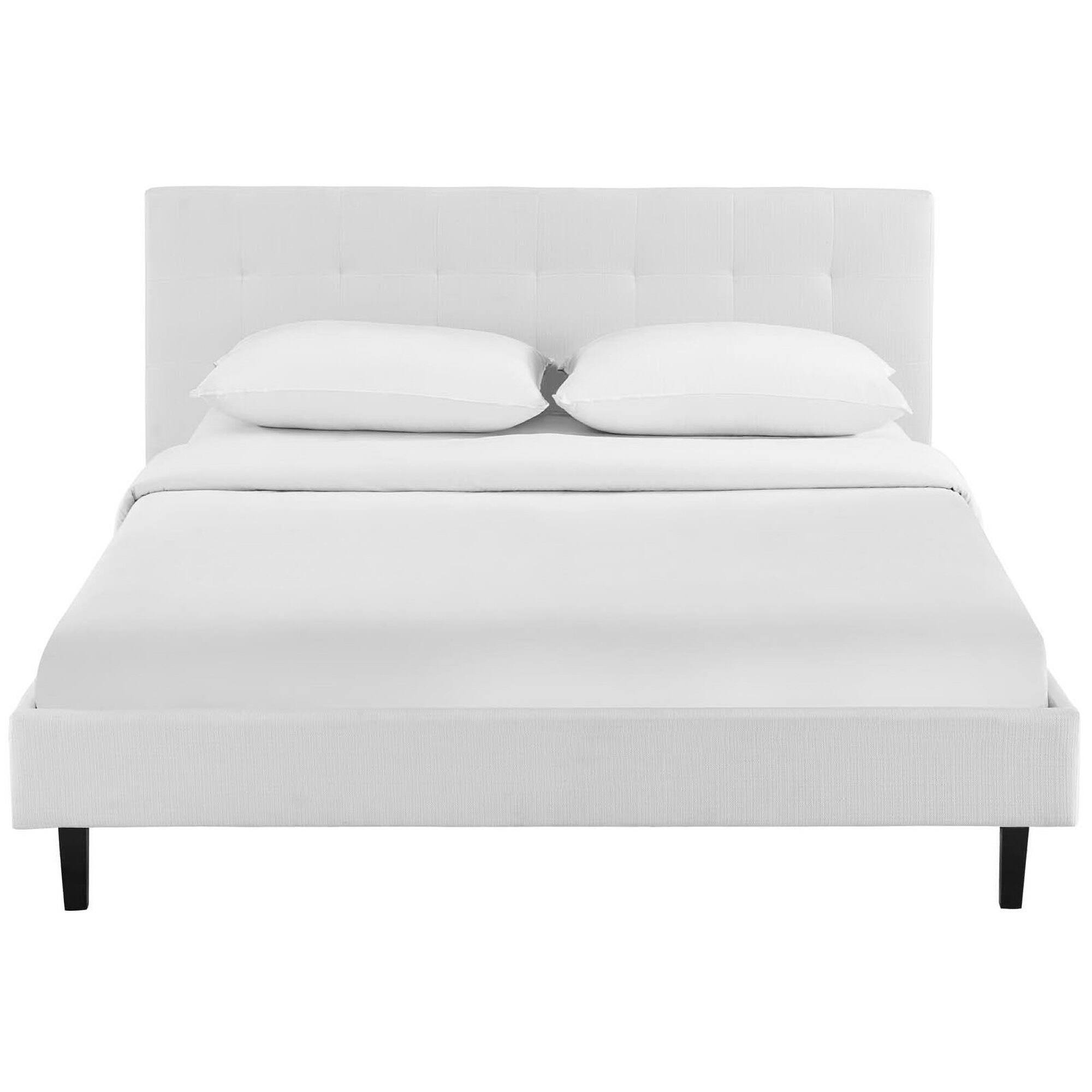 Alt View 1. Modway - Corinne Twin Bed Frame - White.