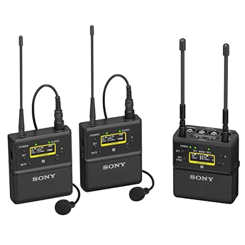 Sony - UWP-D, 2 Wireless Microphone System, Black (UWPD27/25) - Black
