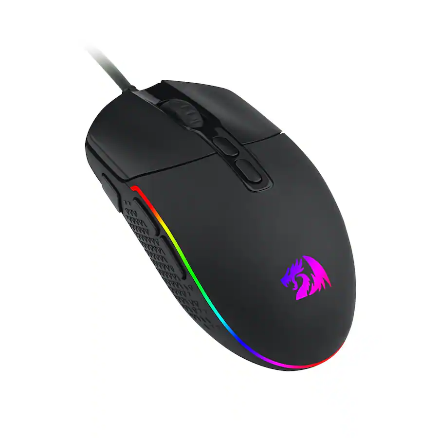 Optical Button REDRAGON M719 RGB INVADER Wired Optical Gaming Mouse, 7 Programmable ...