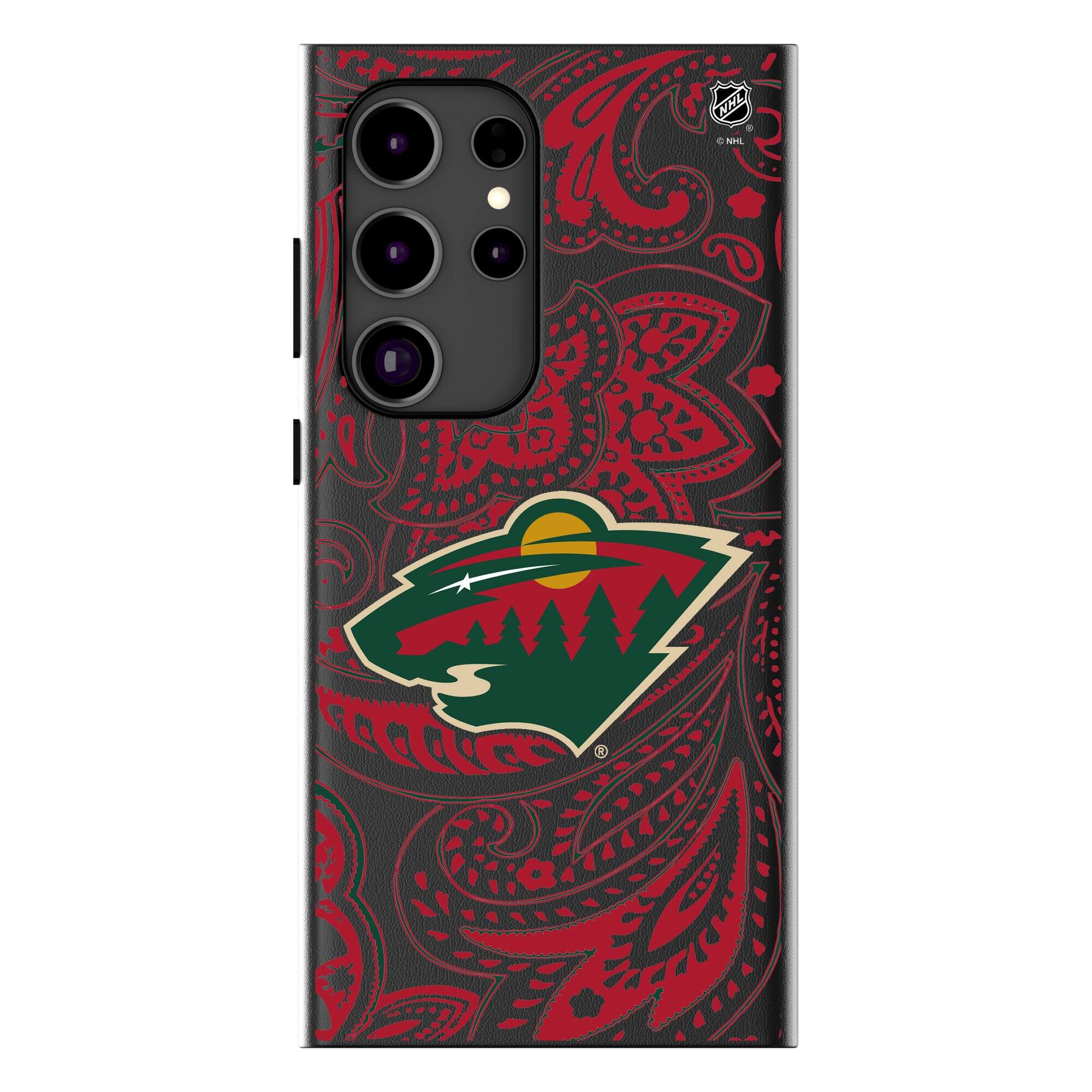 Keyscaper - NHL - Minnesota Wild Paisley Galaxy Magnetic Bump Case - S25 - Black price history on PriceWatchPro