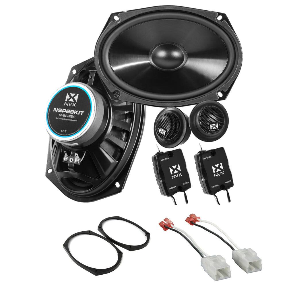 X NVX NSP69KIT N-SERIES WT (way Component Speaker cex
XI
AMPLIFIER XA NVX WOOPER TWEETER
AMPLIFIER XI NVX WOOFER TWEETER