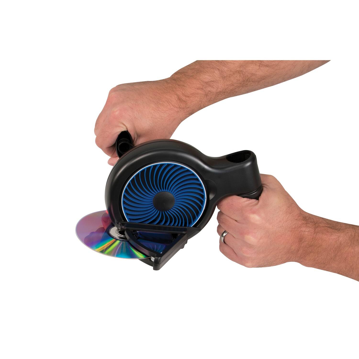 Alt View 5. Digital Innovations - SkipDr DVD & CD Manual Disc Repair System - black.