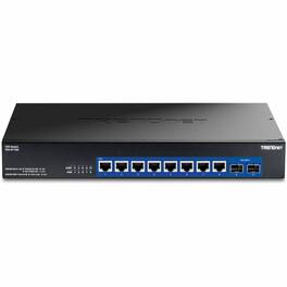 Trendnet - 10-Port 10G Unmanaged Switch, TEG-S7102, 8 x 10G RJ-45 Ports, 2 x 10G SFP+ Ports, 200Gbps Switching Capacity - Unknown