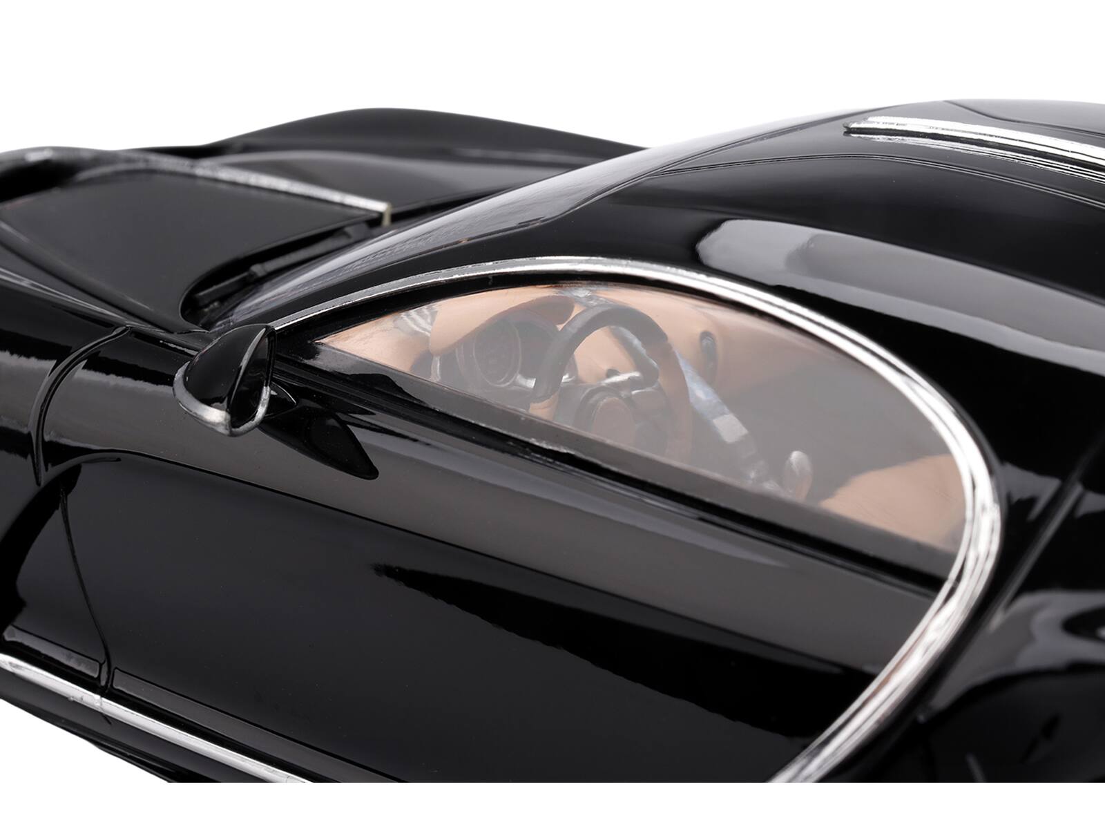 Angle. Top Speed - Bugatti Atlantic Concept Nocturne Black 1/18 Model Car by Top Speed - Black.