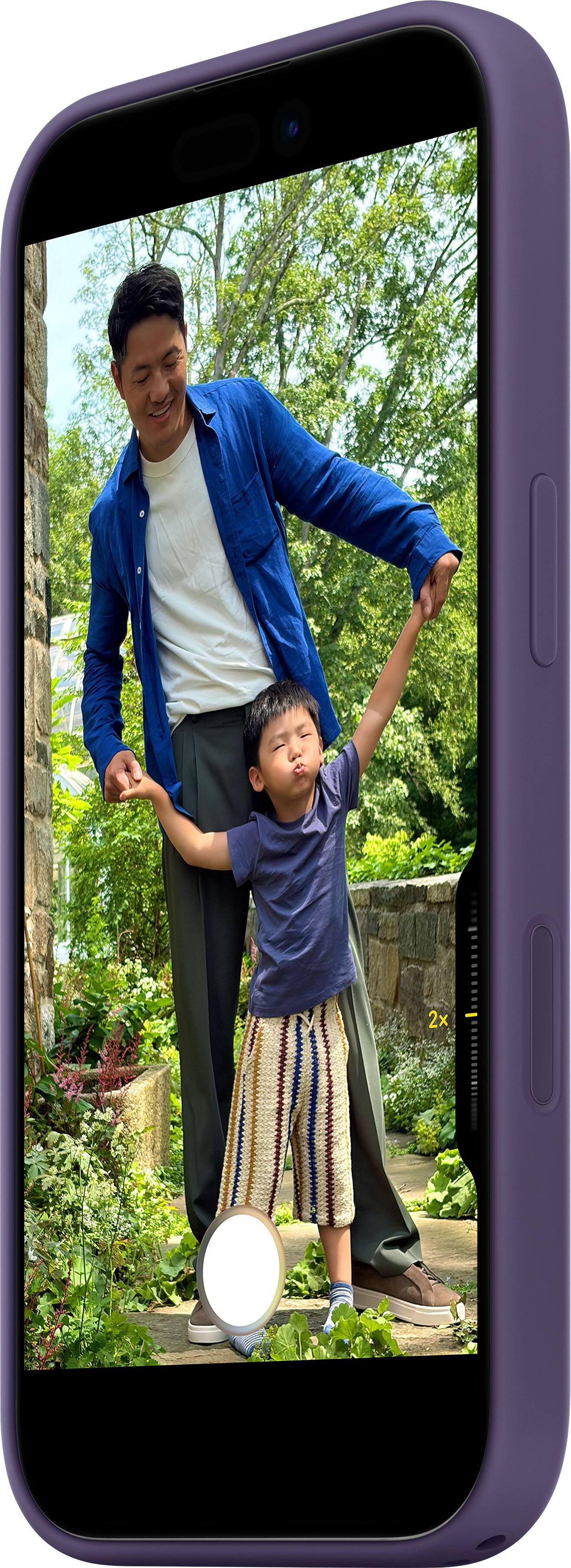 Alt View 5. Apple - iPhone 17 Silicone Case with MagSafe - Purple Fog.