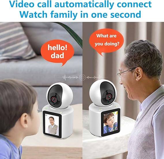 Video call automatically connect Watch family in one second

hello! dad

What are you doing?