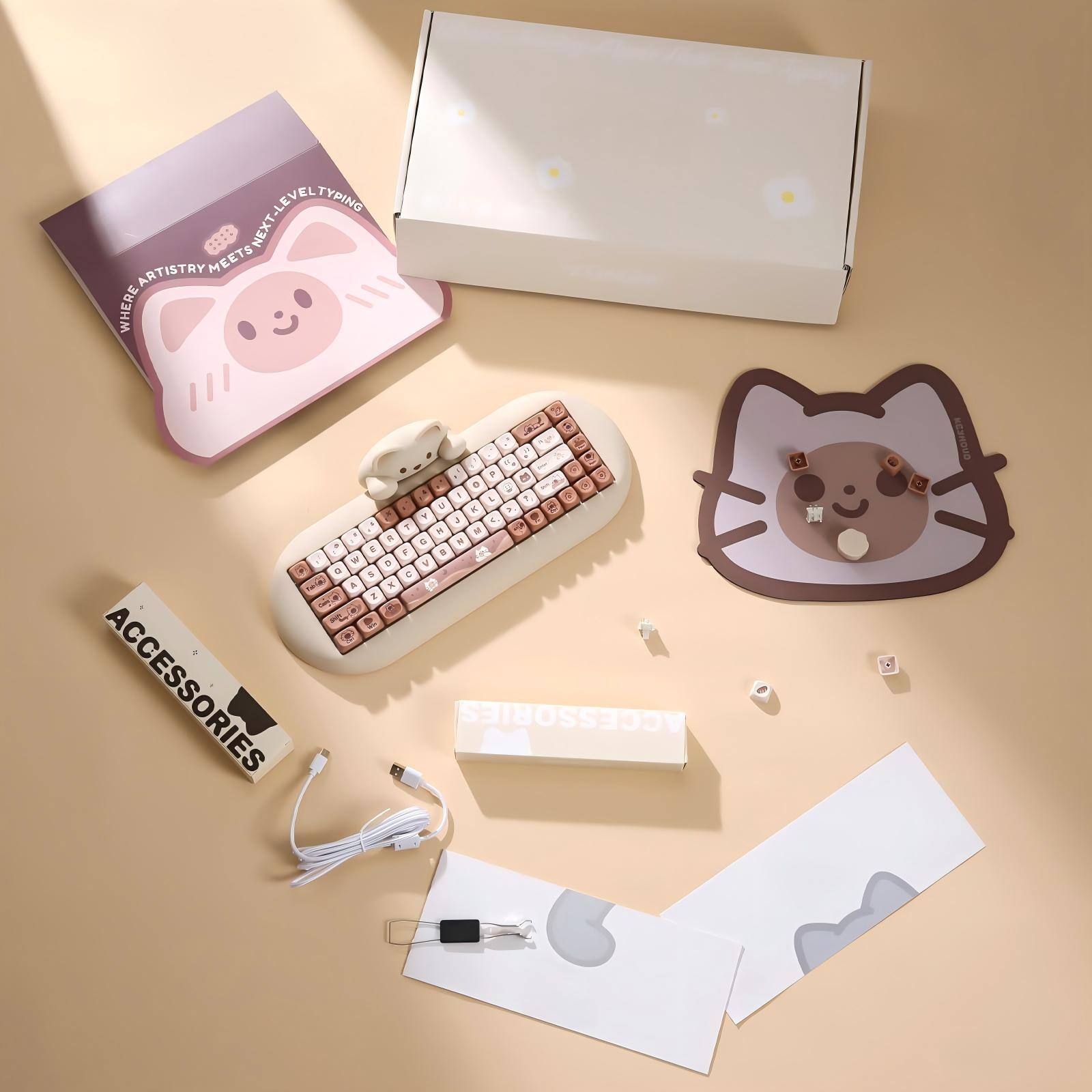 WHERE ARTISTRY MEETS NEXT-LEVEL TYPING

ACCESSORIES