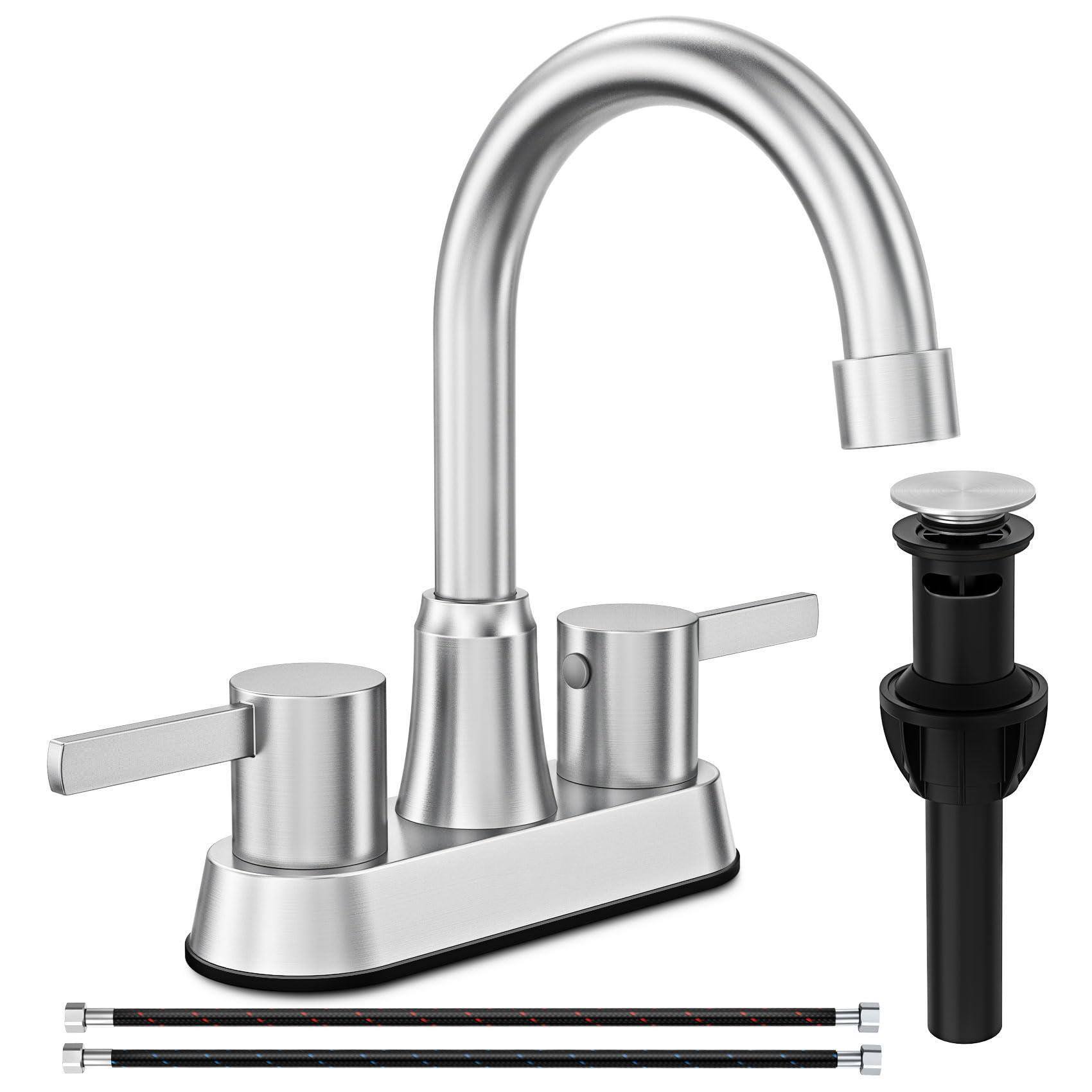 Paradigms Interiors Bthroom Faucet Brushed Bathroom Faucets For Vanity ...