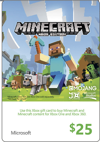 can you buy minecraft gift cards