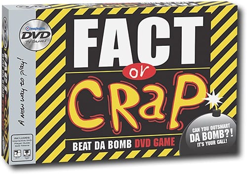 Angle Standard. Imagination Entertainment - Fact or Crap DVD TV Game.