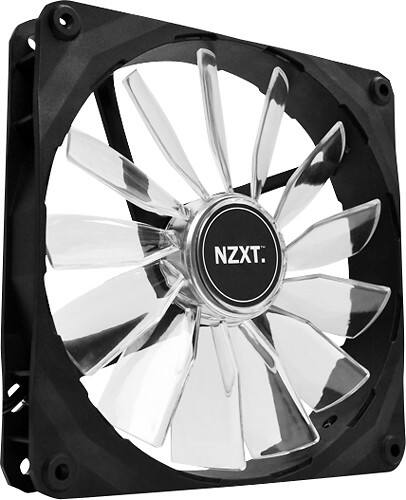 Angle Standard. NZXT - FZ 140mm Case Fan - Black/Green.