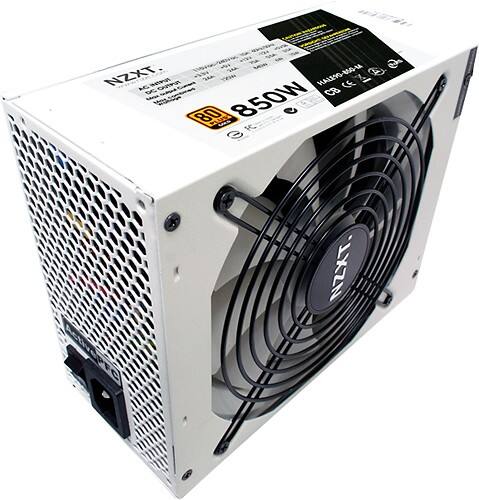 Angle Standard. NZXT - Hale90 850W Power Supply - Black.