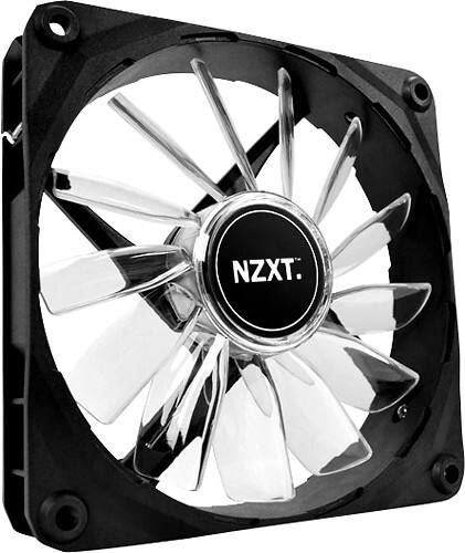 Angle Standard. NZXT - FZ 120mm Case Fan - Black/White.