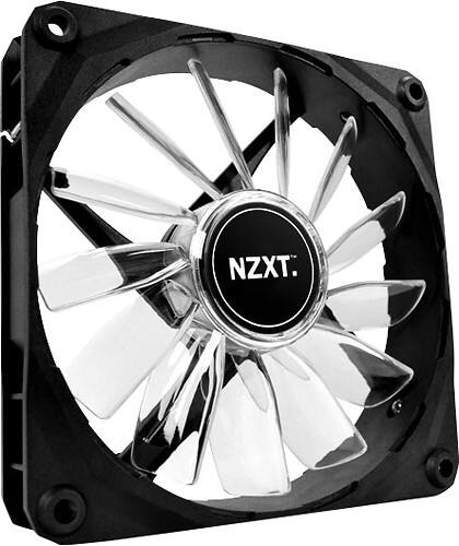 Angle Standard. NZXT - 120mm Case Fan - Black/Green.