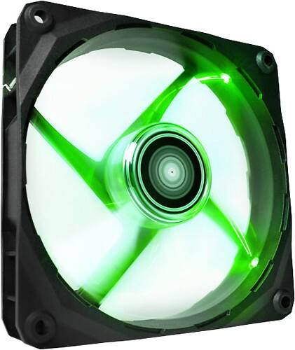 Alt View Standard 2. NZXT - 120mm Case Fan - Black/Green.