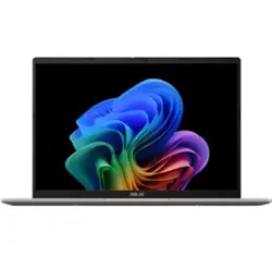 ASUS - Vivobook 14 14" FHD Laptop - Copilot+ PC - AMD Ryzen AI 7 350 with 16GB Memory - 512GB SSD - Platinum Gold - Front_Zoom
