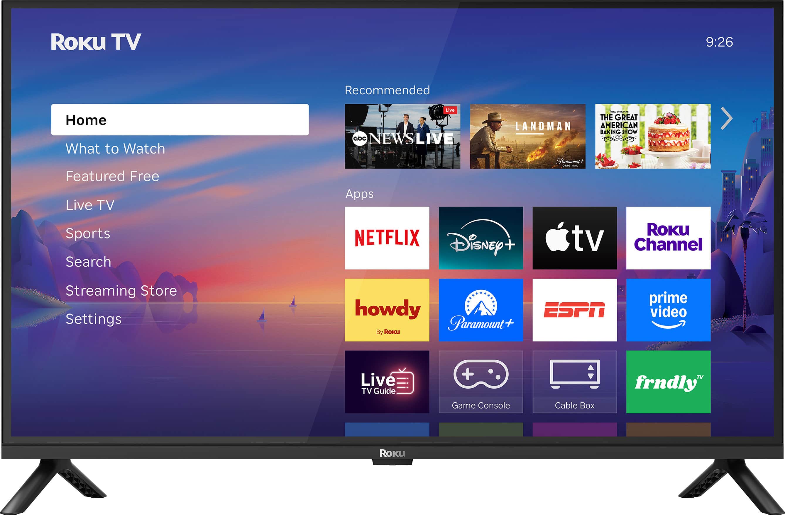 Roku - 32" Class Select Series Full HD (1080p) LED Smart RokuTV (2026) - Front_Zoom