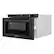 Alt View 3. ZLINE - 24 in. 1.2 cu. ft. Built-in Microwave Drawer in Black Stainless Steel - Black Stainless Steel.
