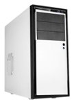 Front. NZXT - Source 210 Elite ATX/Micro ATX Aluminum Mid-Tower Case - White/Black.