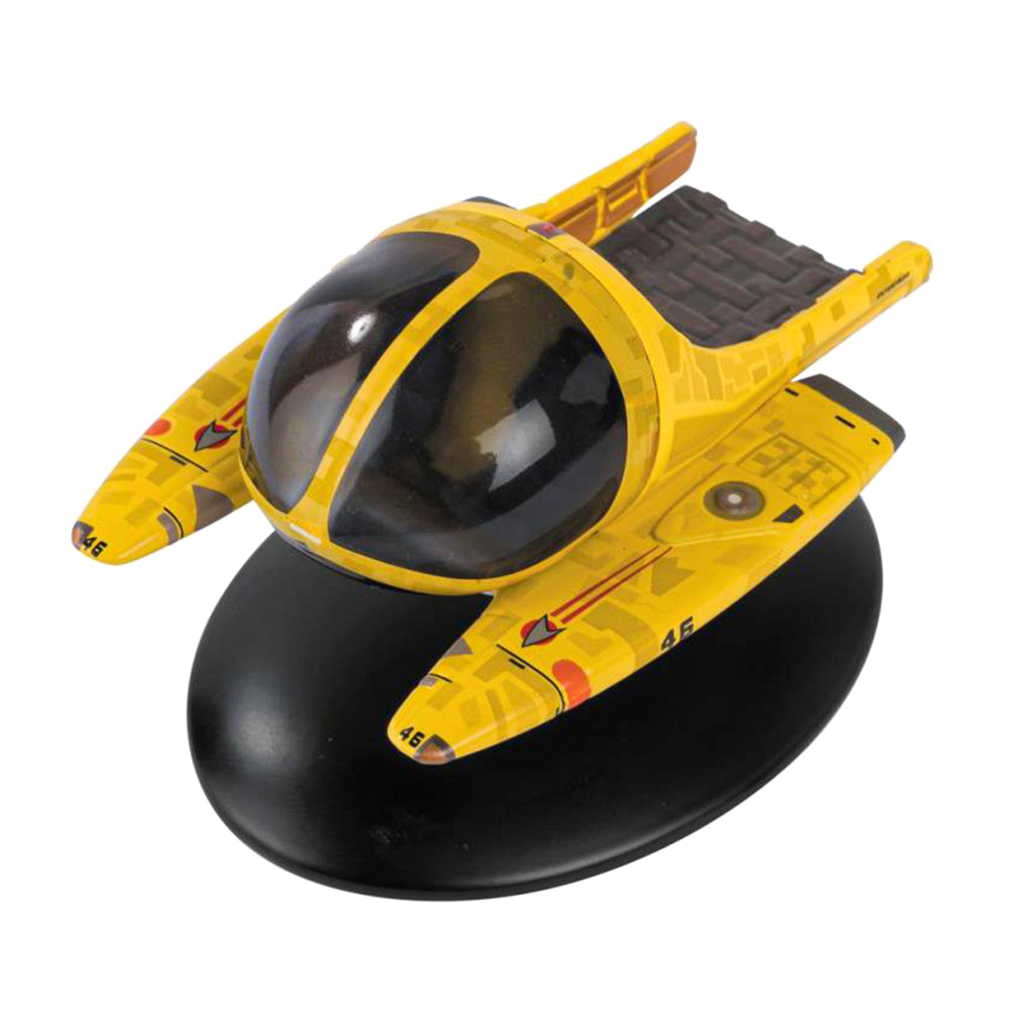Alt View 1. Eaglemoss - Eaglemoss Star Trek Ship Replica | Shuttle Set of 4 - Yellow.