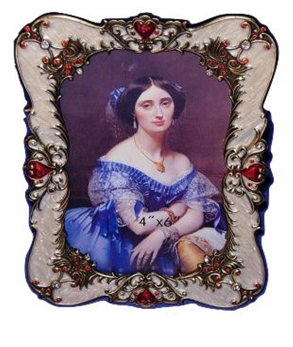 Angle. Jiallo - Dianne 4 x 6" frame - Silver.