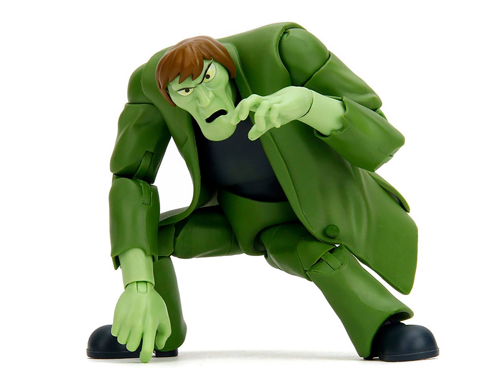 Angle. Jada - Creeper 6" Moveable Figure with Accessories and Alternate Head and Hands "Scooby-Doo!" Franchise Model by Jada - Multicolor.