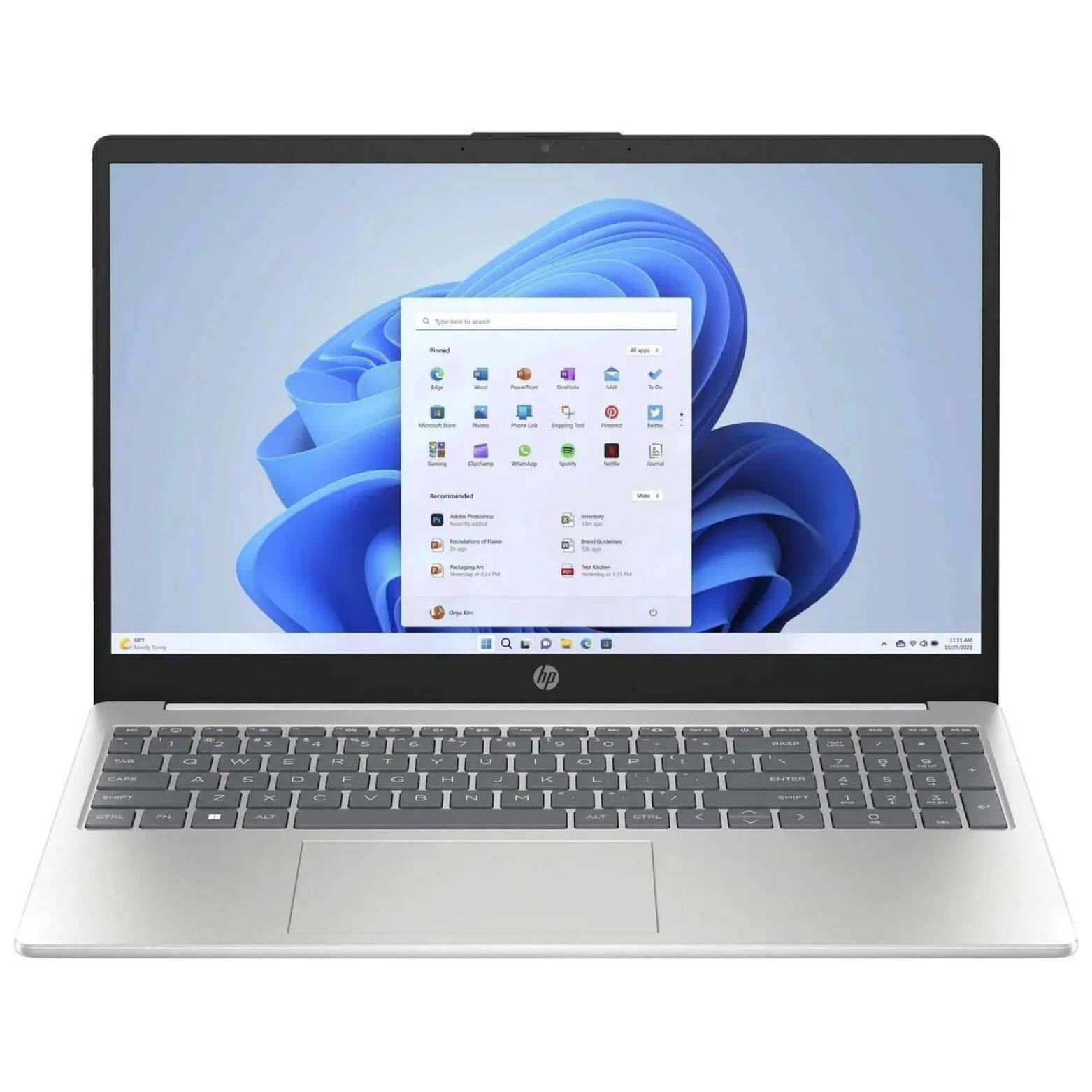 HP - Refurbished Excellent - 15-fd0036ds 15.6" Touch Intel Processor N200 3.2 GHz up to 3.7 GHz 4GB DDR4 128GB UFS Windows 11 Home Laptop - White